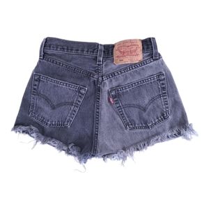 Black Vintage Levi Shorts 